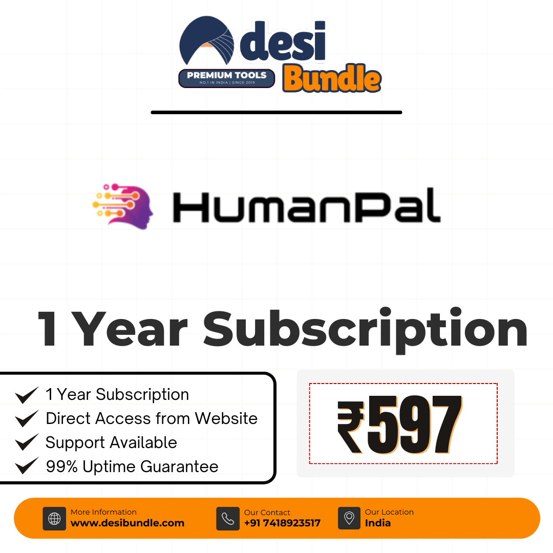 HumanPal (Ai Video) Premium Account 1-Year Subscription – Low Price