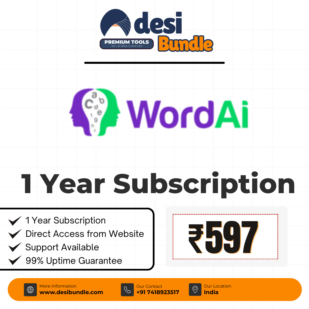 Word Ai Premium Account 1-Year Subscription – Low Price