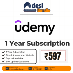 Udemy Premium Account 1-Year Subscription – Low Price