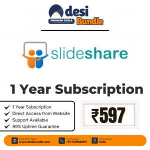 SlideShare Premium Account 1-Year Subscription – Low Price