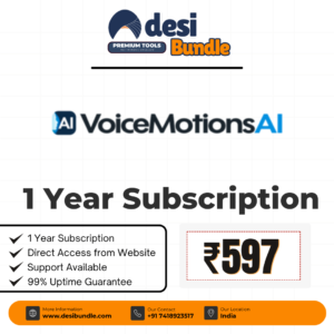 VoiceMotions Ai Premium Account 1-Year Subscription – Low Price