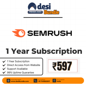 Semrush Premium Account 1-Year Subscription – Low Price