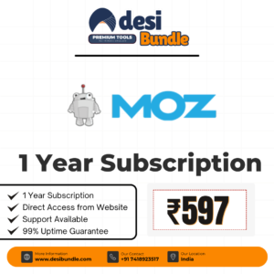 Moz Premium Account 1-Year Subscription – Low Price
