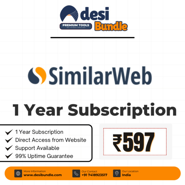 Similarweb Premium Account 1-Year Subscription – Low Price