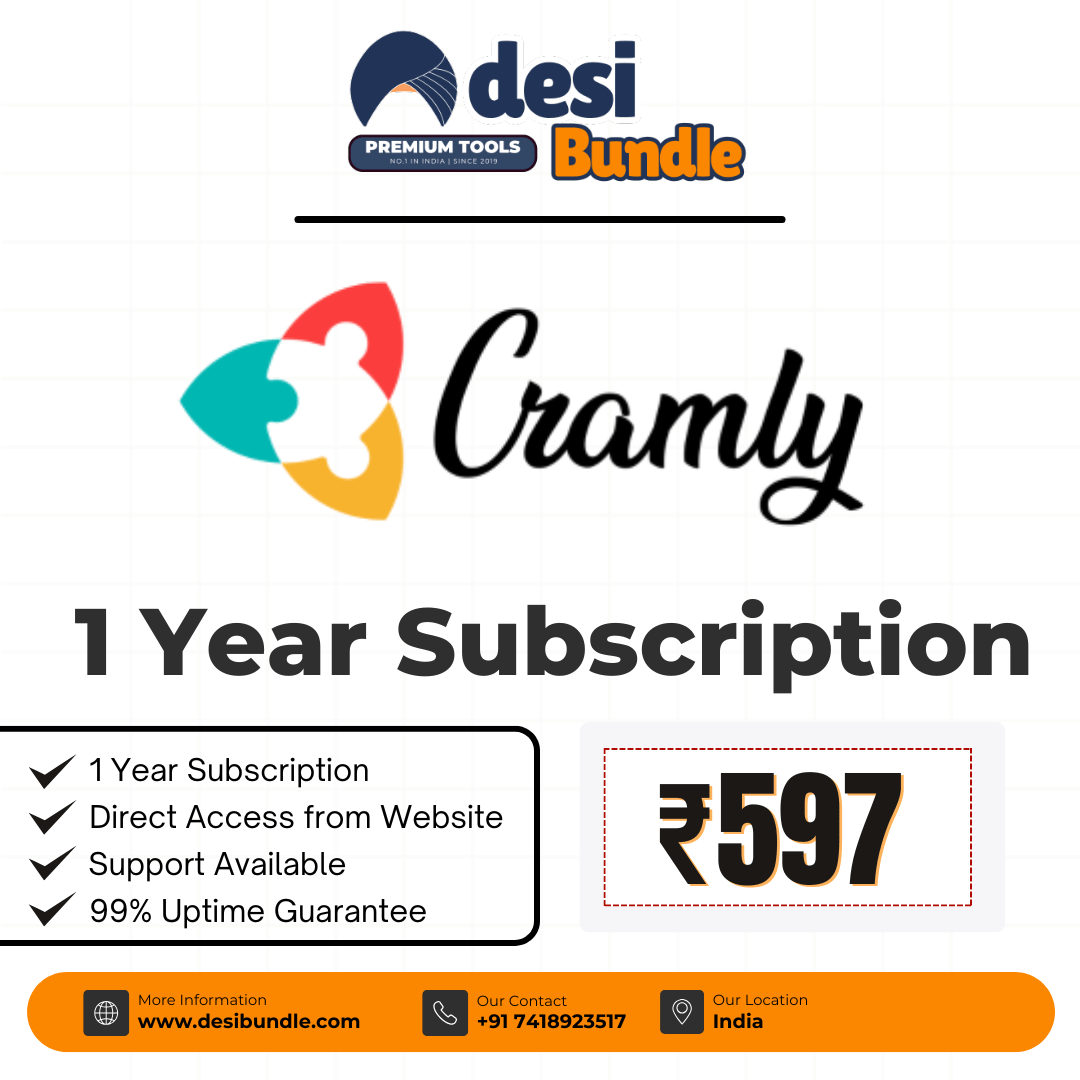 Cramly Ai Premium Account 1-Year Subscription – Low Price