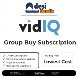 VidIQ GroupBuy Shared Accounts 2025 Updated