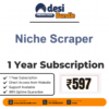 Niche Scraper Premium Account 1-Year Subscription – Low Price