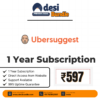 Ubersuggest Premium Account 1-Year Subscription – Low Price