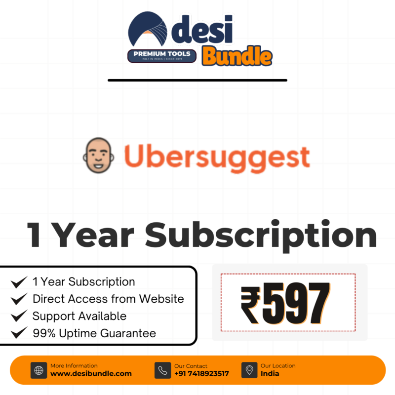 ubersuggest cheap subscription