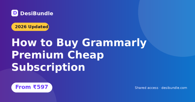 grammarly premium cheap subscription 2026