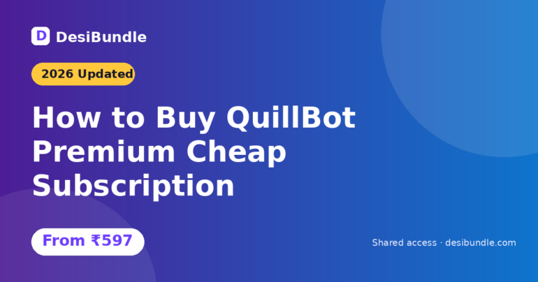quillbot premium cheap subscription 2026