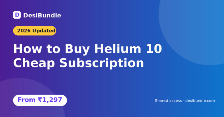 helium 10 cheap subscription 2026