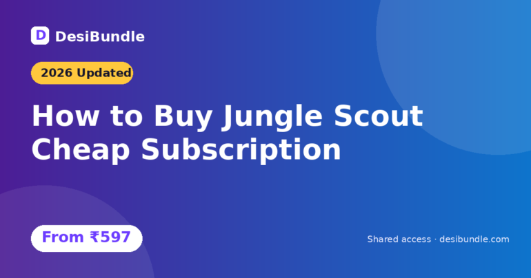 jungle scout cheap subscription 2026
