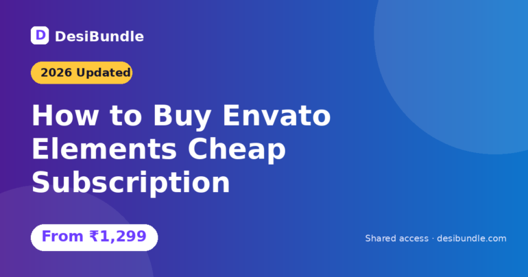 envato elements cheap subscription 2026