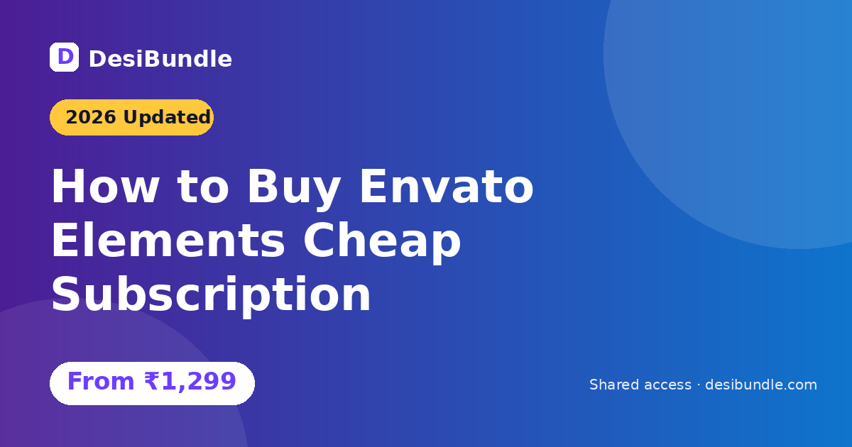 How to Buy Envato Elements Cheap Subscription in 2026: Updated