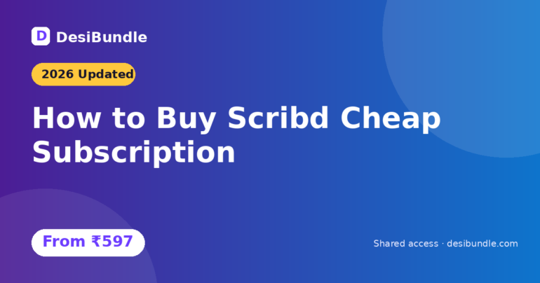 scribd cheap subscription 2026