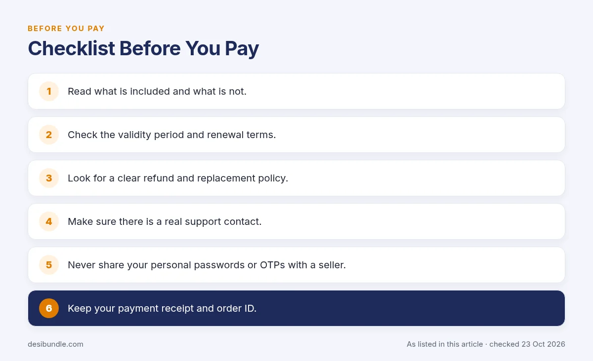 Checklist before paying: 6 checks from this guide on Jasper AI Alternatives