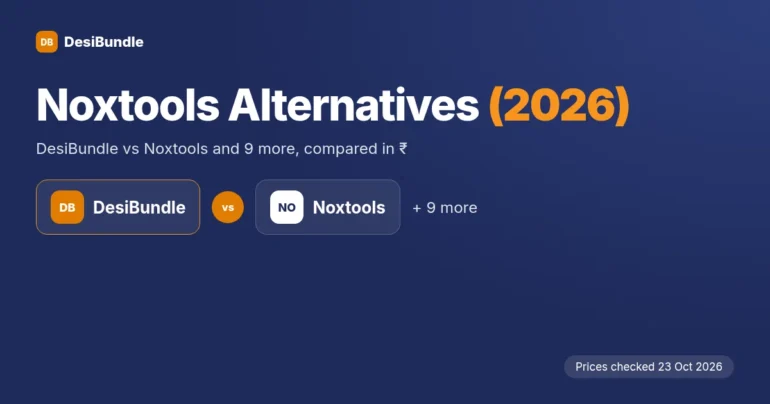 Noxtools alternatives 2026: DesiBundle vs Noxtools and 9 more, prices checked 23 Oct 2026