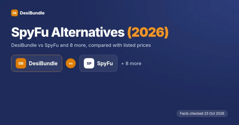 SpyFu Alternatives 2026: DesiBundle vs SpyFu and 8 more options, facts checked 23 Oct 2026
