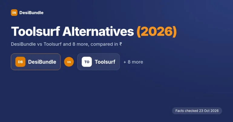 Toolsurf Alternatives 2026: DesiBundle vs Toolsurf and 8 more options, facts checked 23 Oct 2026