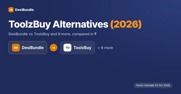 ToolzBuy Alternatives 2026: DesiBundle vs ToolzBuy and 9 more options, facts checked 23 Oct 2026